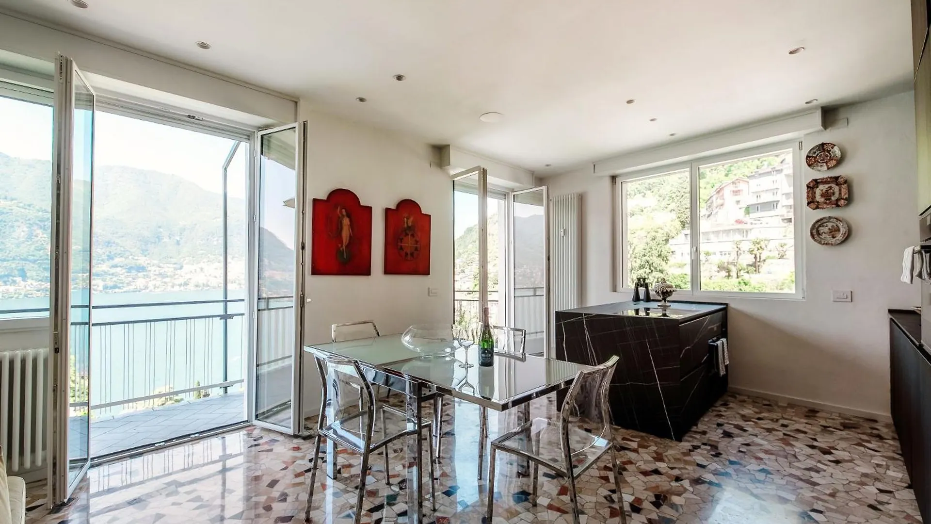 아파트 Luxury Attic 88 On Lake Como - By Breva Collections 블레비오