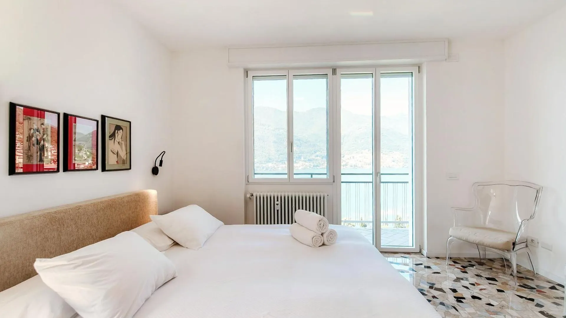 아파트 Luxury Attic 88 On Lake Como - By Breva Collections 블레비오